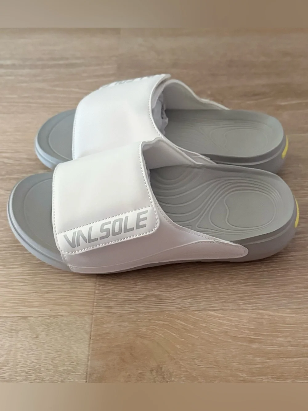 Valsole Recovery White Slide Sandals Size US 7M Orthopedic Shoes